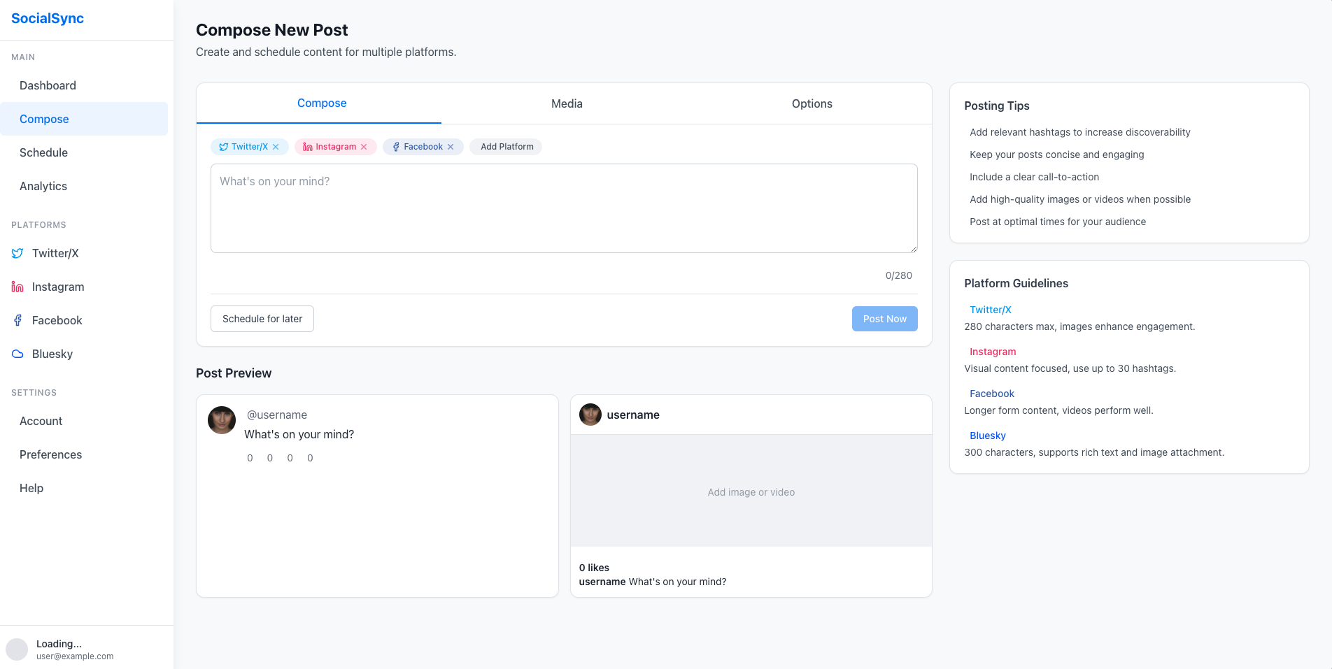 Social Media Scheduler 2